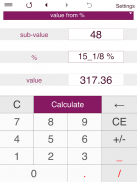 Percentage Calculator screenshot 1