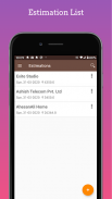 Business Estimates,Estimate,Estimation screenshot 2