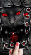 Tema, Wallpaper, ikon Cool Evil Cat screenshot 3