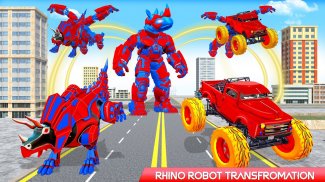 Rhino Robot Car Transformation screenshot 4