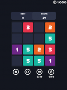Slide To Six - Endless 2048 & Merged Number Puzzle screenshot 2