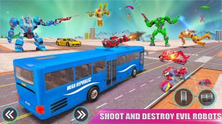 Bus Robot Game - Multi Robot screenshot 4