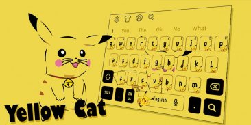 Yellow Cat Keyboard screenshot 3
