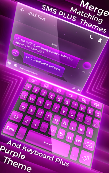 Purple For SMS Plus Theme | Download APK for Android - Aptoide