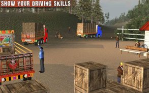 Drive Wood Transporter Truck screenshot 2