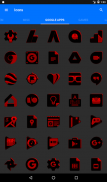 Black and Red Icon Pack v3.3 (Free) screenshot 22