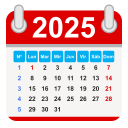 Calendar 2025 - Holidays icon