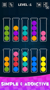 球排序色彩拼圖遊戲 screenshot 0
