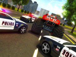 Police Chase Monster Car: City Cop Driver Escape screenshot 11