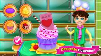 Gioco di cucina - Cupcakes di cottura screenshot 2