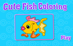 Coloring Game-Cute Fish screenshot 3