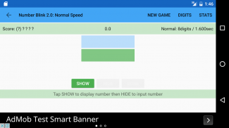 Number Blink 2 Remember Number screenshot 3