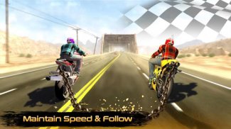 Прикованный велосипед Racing3D screenshot 1