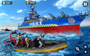 US Police Cop Chase : US Navy Ship Games screenshot 7