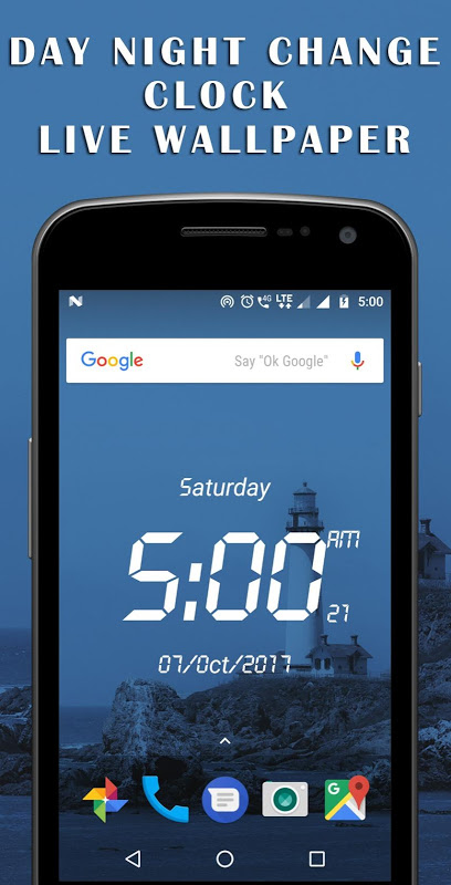 Day night changing clock live wallpaper - APK Download for Android | Aptoide