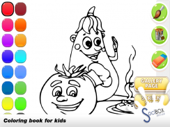 vegetable coloring book screenshot 4