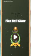 bola de fogo brilham infinito screenshot 1