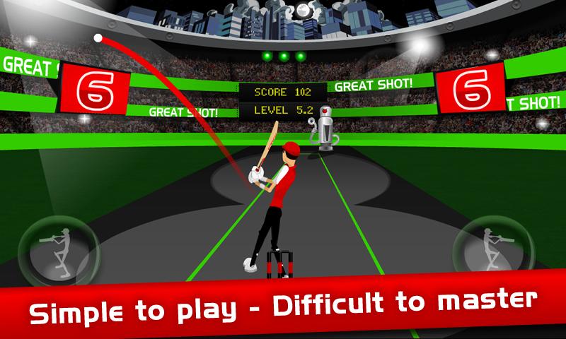 super download free cricket sixes stick Stick Screenshot Cricket