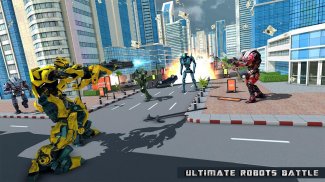 Air Robot Plane Transformation Game 2020 screenshot 5