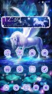 Verträumt Lila Pegasus Thema screenshot 4