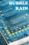 SMS Messages Bubble Rain Theme screenshot 0