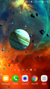 Asteroides 3D fondo animado screenshot 9