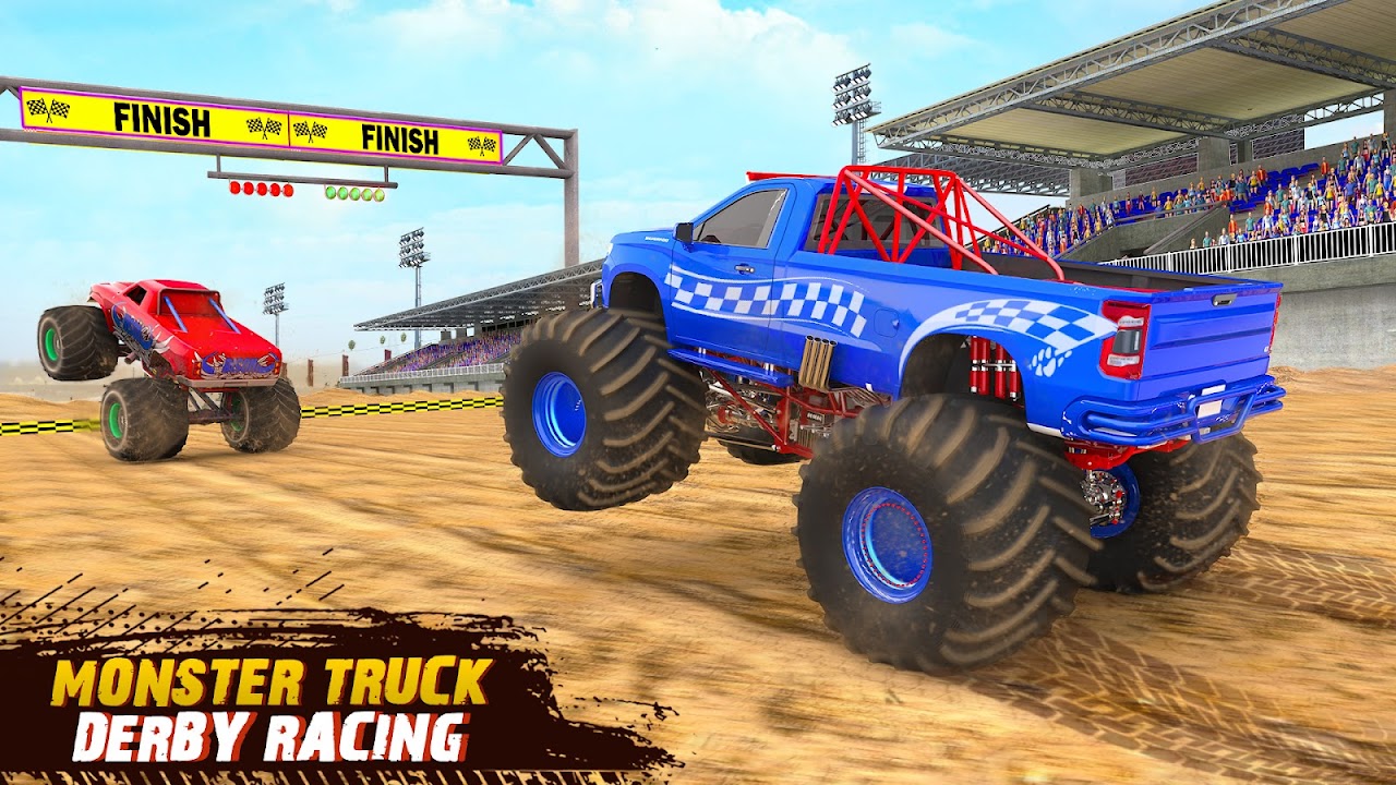 American Monster Trucks Demolition Crash Racing Derby Simulator