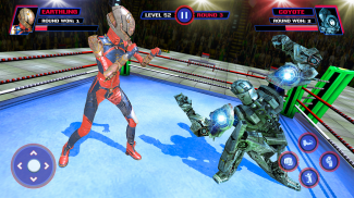 Robot Ring Fighting-Superhero Robot VS Robot Baja screenshot 2