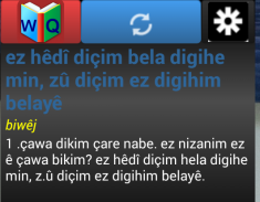 Kurdish Dictionary - WQFerheng screenshot 0