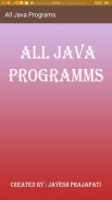 All Java Programs screenshot 0