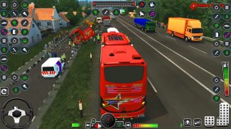 Real City Coach Bus Games 3D screenshot 3