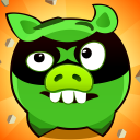 Fire Piggy -- hit the bad piggy brain game Icon