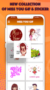 Miss You GIF : Miss You Stickers For WhatAapp screenshot 0