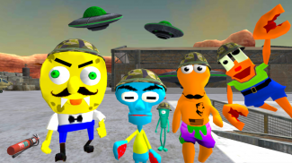 Sponge Area 51. Neighbor Alien screenshot 3