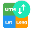 UTM - Lat/Long Conversor Icon