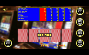 Video Poker : Jacks Or Better screenshot 0