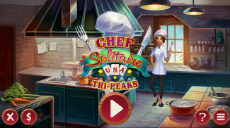 Chef Solitaire: USA TriPeaks screenshot 0