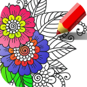 flower drawing and colouring book games