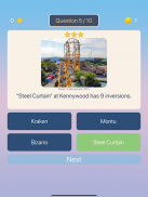 Roller Coaster Quiz screenshot 2