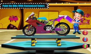 Sports Motorbike Maker Factory - Bike Builder Game screenshot 2