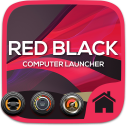 Red Black Theme For Computer Launcher