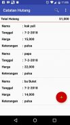 Catatan Penjualan dan Hutang screenshot 4