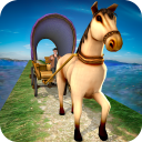 Xtreme Horse Cart Riding Games: 3D Sky Driving 🏇