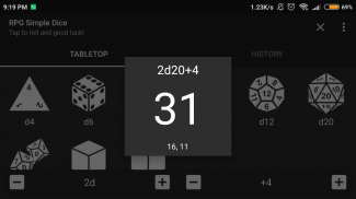 RPG Simple Dice screenshot 4