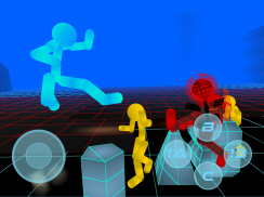 Stickman Neon Street Fighting screenshot 1