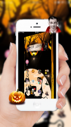 3D Halloween Pumpkin Dark Launcher Theme screenshot 0