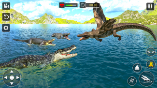 Wild Crocodile Sim Animal Game screenshot 2