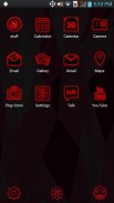 Next Launcher - Red Theme screenshot 1