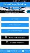 Nexus Flange Slide Rule App screenshot 2