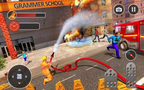 Fire Fighter Truck Real City Heroes screenshot 10